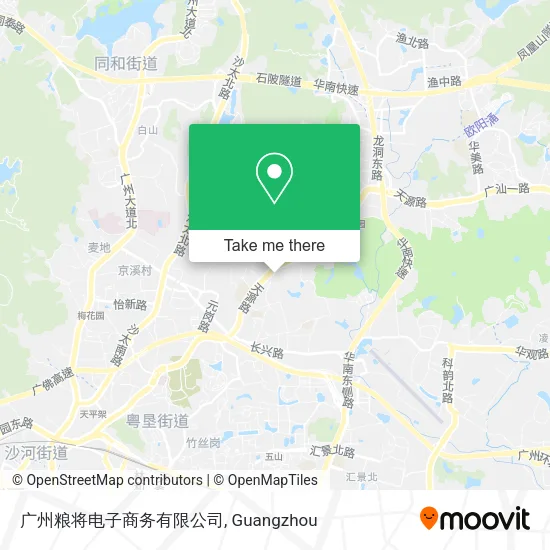 广州粮将电子商务有限公司 map