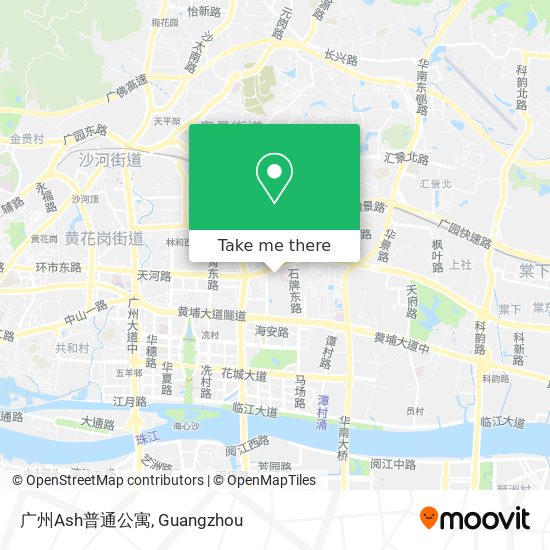 广州Ash普通公寓 map