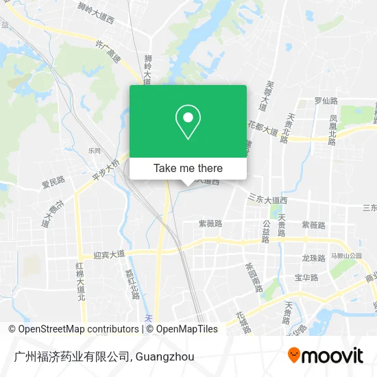 广州福济药业有限公司 map