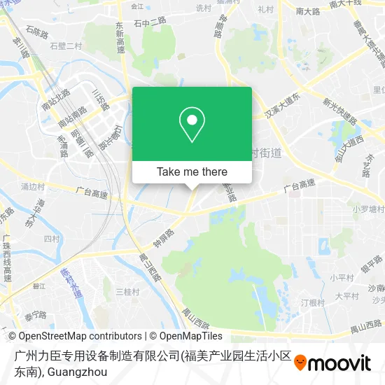 广州力臣专用设备制造有限公司(福美产业园生活小区东南) map