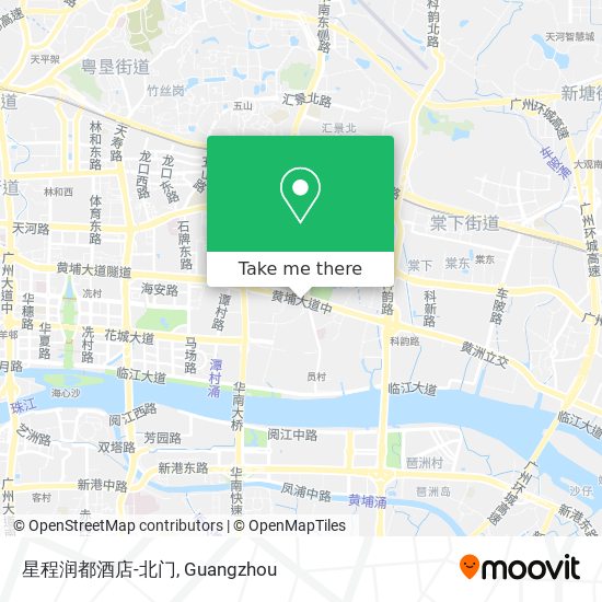 星程润都酒店-北门 map