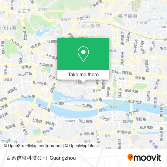 百迅信息科技公司 map