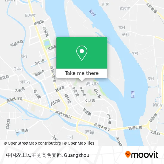 中国农工民主党高明支部 map