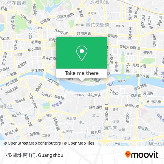 棕榈园-南1门 map