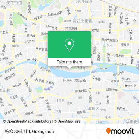 棕榈园-南1门 map