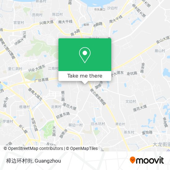 樟边环村街 map