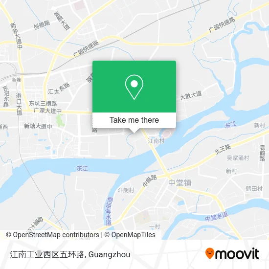 江南工业西区五环路 map