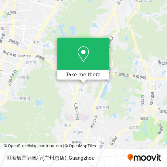 贝滋氧国际氧疗(广州总店) map