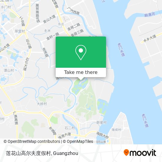 莲花山高尔夫度假村 map