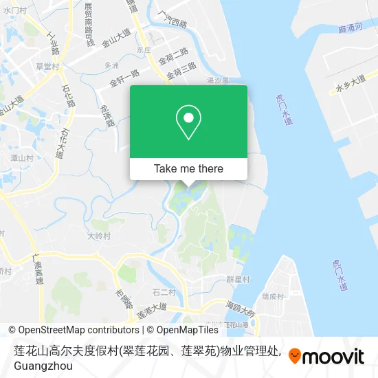 莲花山高尔夫度假村(翠莲花园、莲翠苑)物业管理处 map
