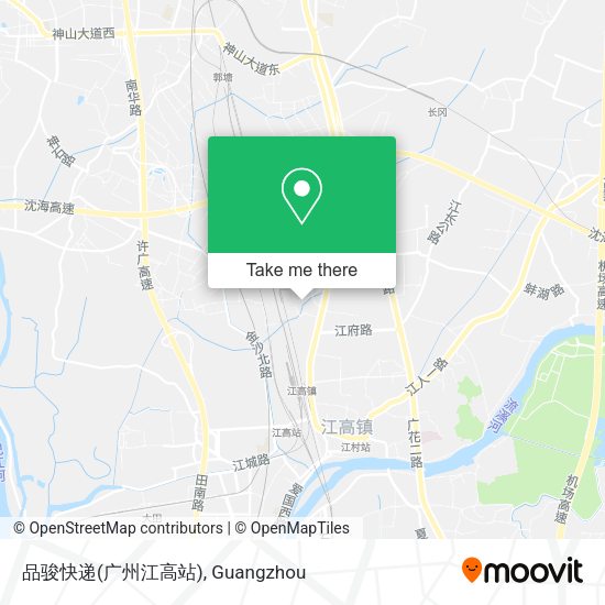 品骏快递(广州江高站) map