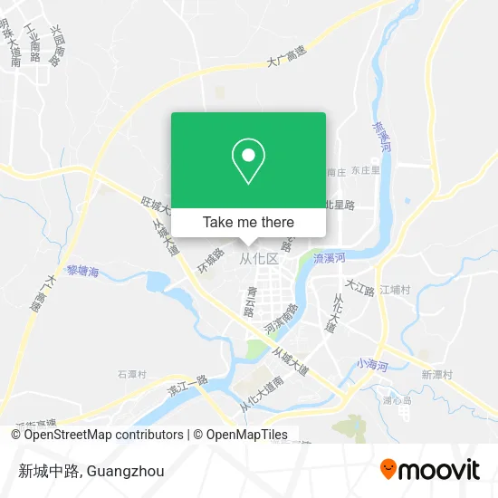 新城中路 map