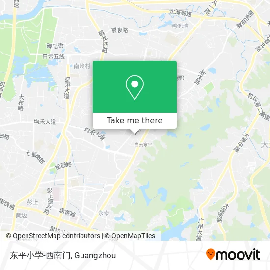 东平小学-西南门 map