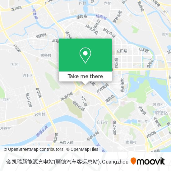 金凯瑞新能源充电站(顺德汽车客运总站) map