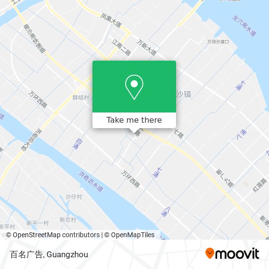 百名广告 map