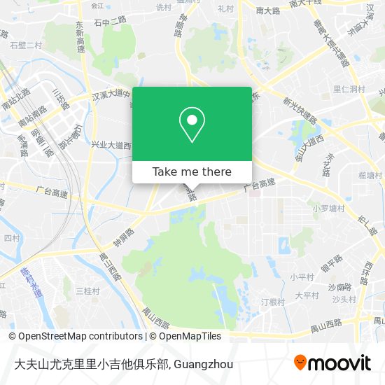 大夫山尤克里里小吉他俱乐部 map