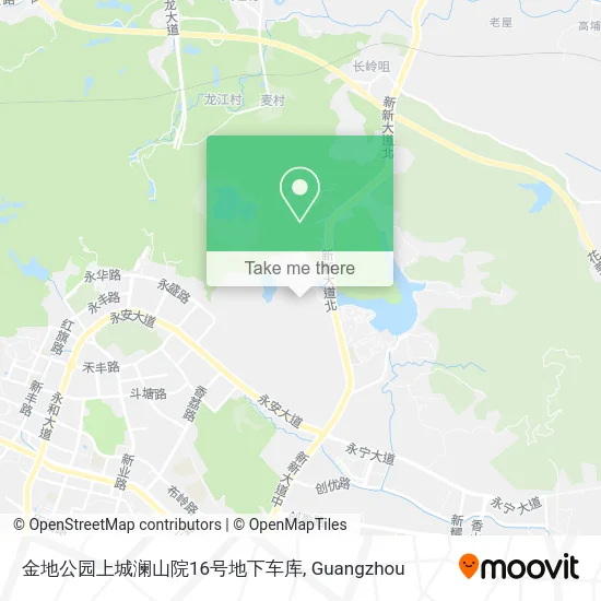 金地公园上城澜山院16号地下车库 map