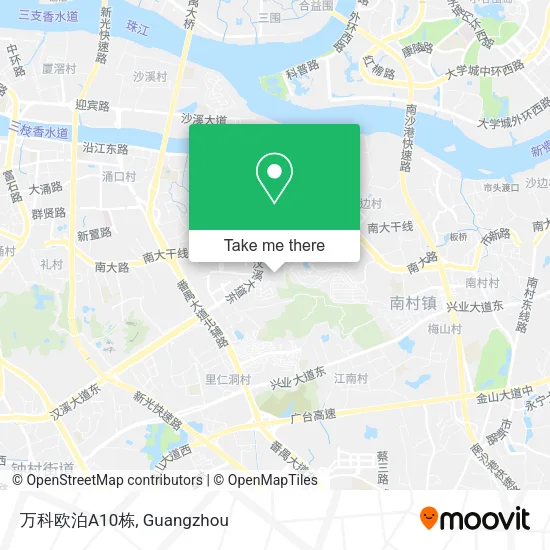 万科欧泊A10栋 map