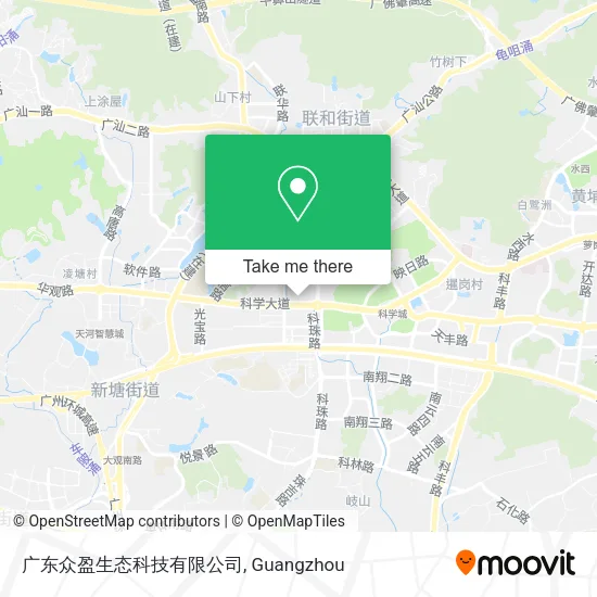 广东众盈生态科技有限公司 map