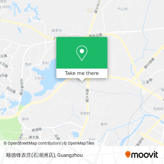 顺德锋农庄(石湖洲店) map