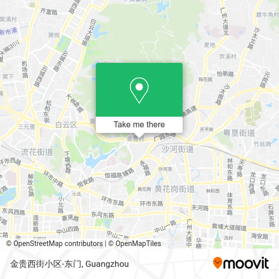 金贵西街小区-东门 map