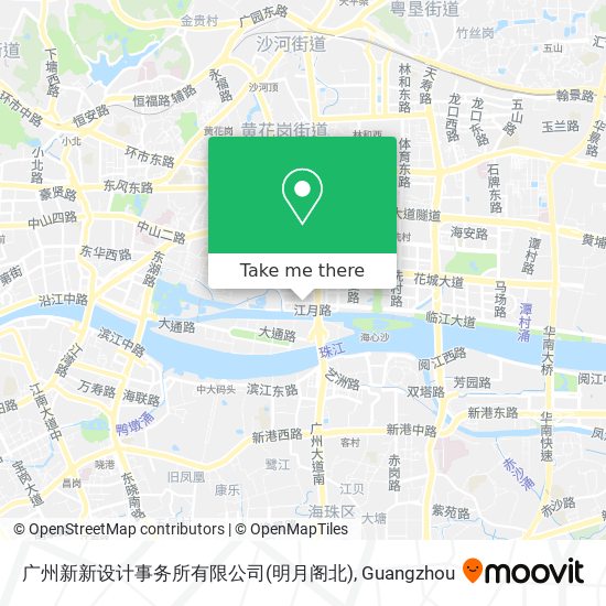 广州新新设计事务所有限公司(明月阁北) map