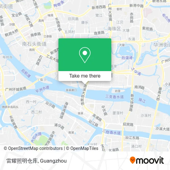雷耀照明仓库 map