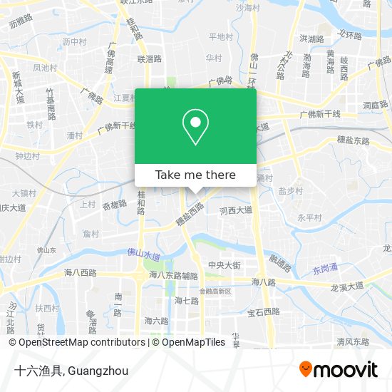 十六渔具 map
