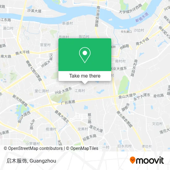 启木服饰 map