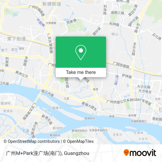 广州M+Park漫广场(南门) map
