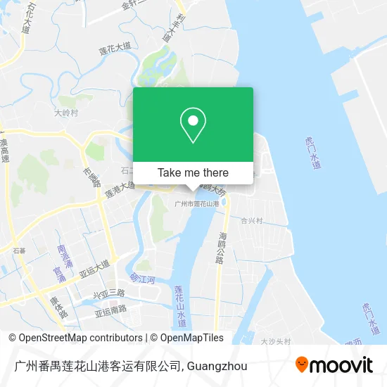 广州番禺莲花山港客运有限公司 map