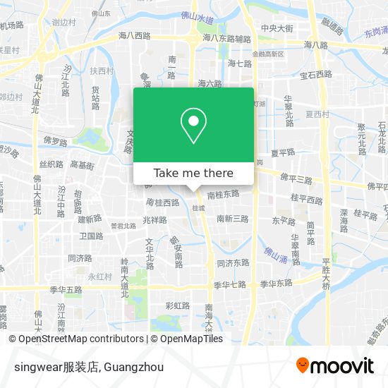 singwear服装店 map