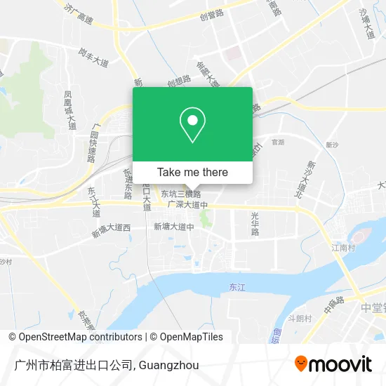广州市柏富进出口公司 map
