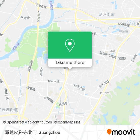 灏越皮具-东北门 map
