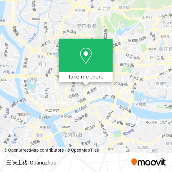 三味土猪 map