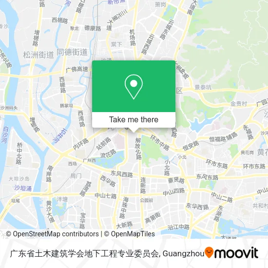 广东省土木建筑学会地下工程专业委员会 map