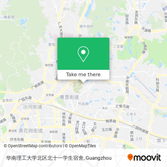 华南理工大学北区北十一学生宿舍 map