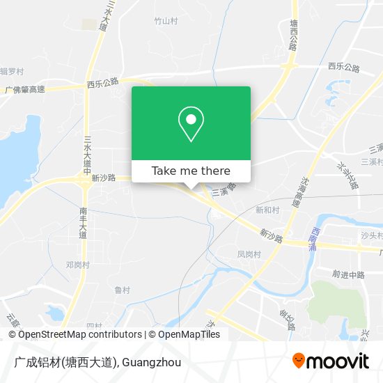 广成铝材(塘西大道) map