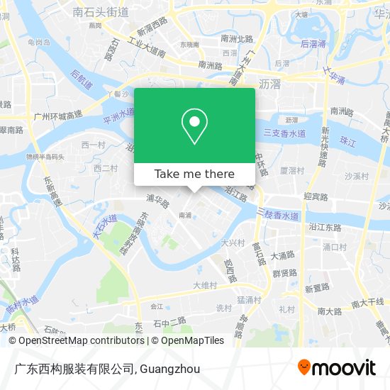 广东西构服装有限公司 map