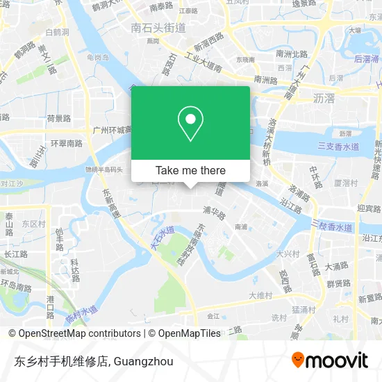 东乡村手机维修店 map