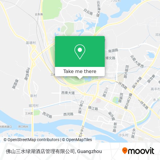 佛山三水绿湖酒店管理有限公司 map