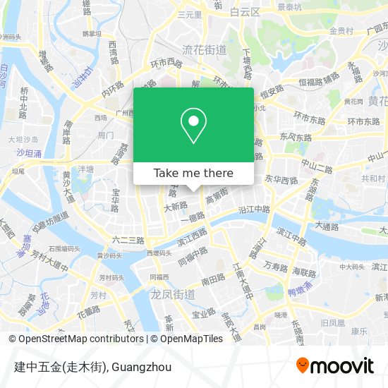 建中五金(走木街) map