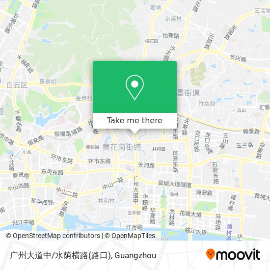 广州大道中/水荫横路(路口) map