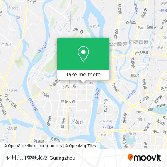 化州六月雪糖水城 map