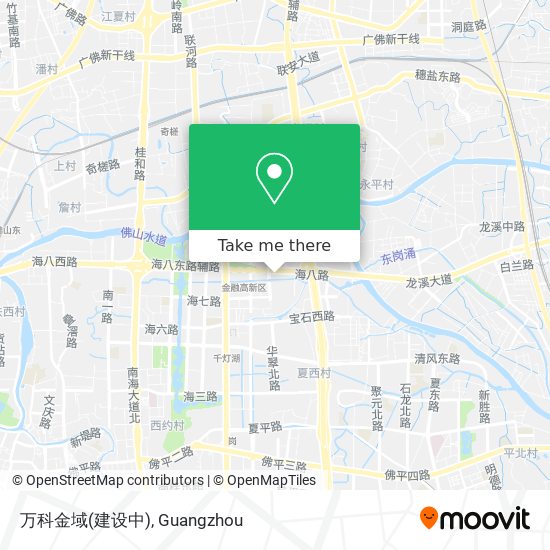 万科金域(建设中) map