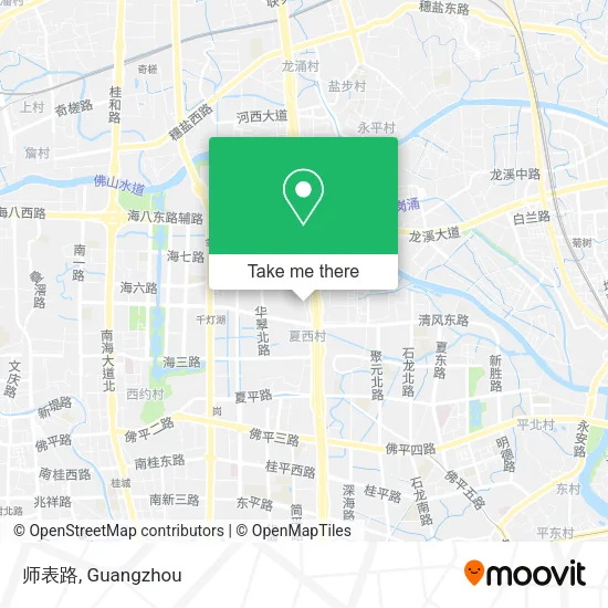 师表路 map