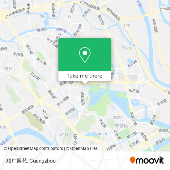 顺广园艺 map