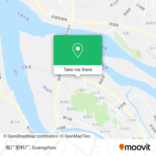 顺广塑料厂 map