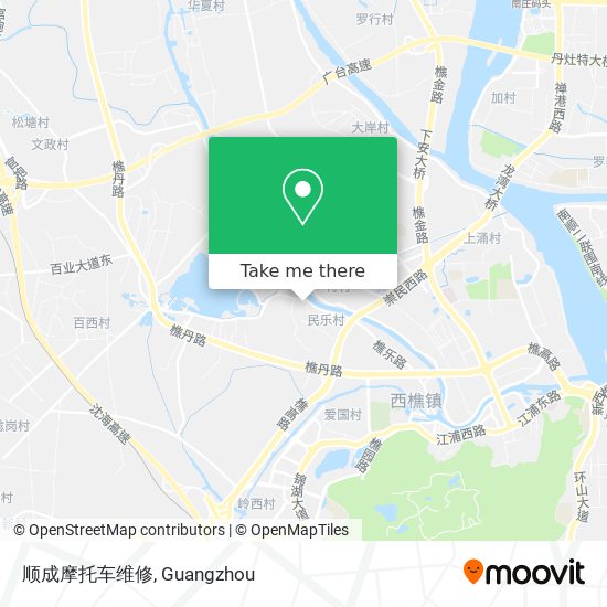 顺成摩托车维修 map