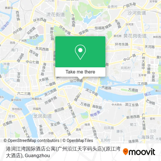 港润江湾国际酒店公寓(广州沿江天字码头店)(原江湾大酒店) map